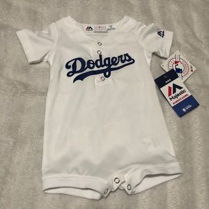 NWT MLB Los Angeles Dodgers onesie Jersey 12m